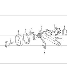 steering lock 911 1970-73 steering lock 911 1970-73