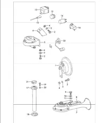 Relais klaxon 911 1970-73