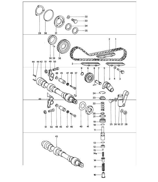 Diagram 103-10 Porsche Cayman S 3.4L 987C 2005-08 Engine