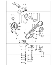 Valve control right 911 1974-77