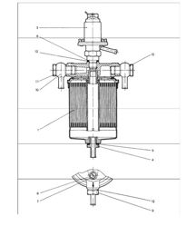 Fuel filter complete for Model 911/83 1974-77 Fuel filter complete for Model 911/83 1974-77