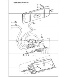Vacuum system for clutch release 911 1974-77 SPM Vacuum system for clutch release 911 1974-77 SPM