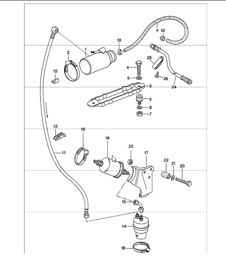 fuel system rear K-JETRONIC 911 1975 ONWARDS fuel system rear K-JETRONIC 911 1975 ONWARDS