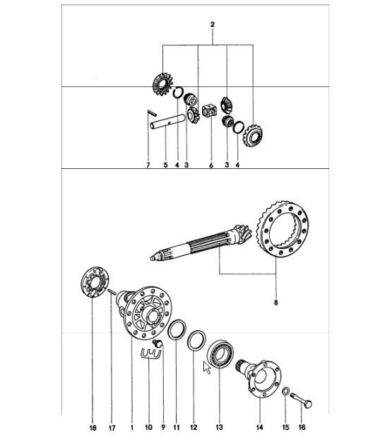 Diagram 305-00 Porsche Cayenne S V8 4.2L Diesel 382HP Transmission