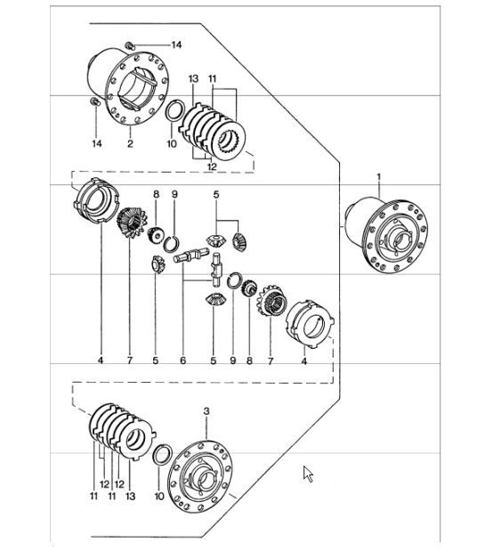 Diagram 305-10 Porsche Panamera 970 MK1 (2009-2013) Transmission