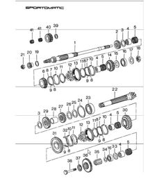 Gears and shafts 911 1974-77 SPM Gears and shafts 911 1974-77 SPM