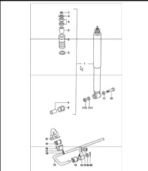Stabilizzatore smorzatore di vibrazioni 911 1974-77