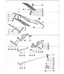 lid rear 911 1974-77