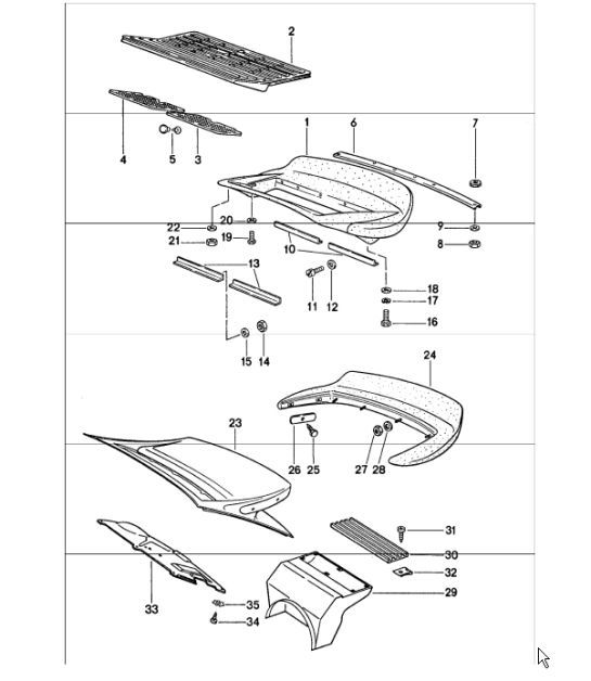 Diagram 803-10 Porsche 996 GT3 RS 2003-04 Body