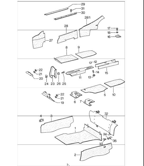 Diagram 807-00 Porsche 996 C4 3.4L 1997-08/01 Body