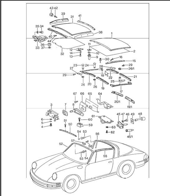 Diagram 811-05 Porsche Cayenne Turbo / Turbo S 4.8L 2007>> Body