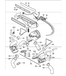 Ventilation heating system - 1 - 911 UPTO 1976