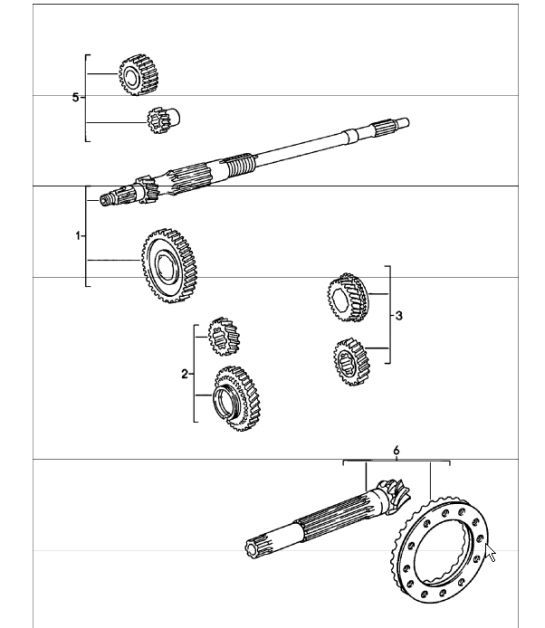 Diagram 309-00 Porsche Cayenne GTS V8 4.8L Petrol 400HP Transmission