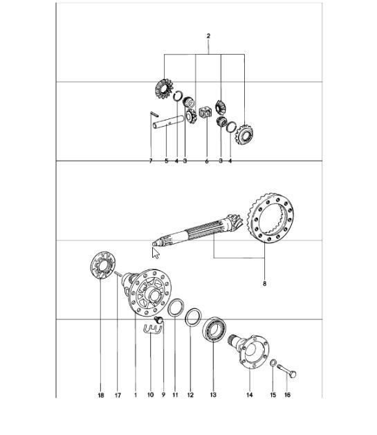 Diagram 311-00 Porsche Cayenne Turbo / Turbo S 4.8L 2007>> Transmission