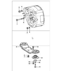 Getriebeaufhängung SPM - G 925/16 - 911 1978-83