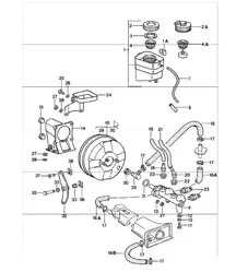 Bremsflüssigkeitsbehälter, Hauptbremszylinder 911 1978-83