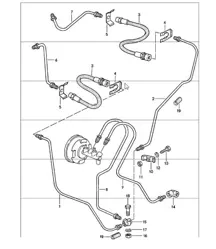brake lines front 911 1978-83