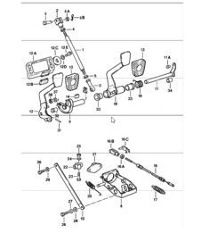 Pedals for Right Hand Drive Cars 911 1978-83 Pedals for Right Hand Drive Cars 911 1978-83