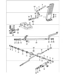 Pedale Gaspedalsteuerung 911 1978-83