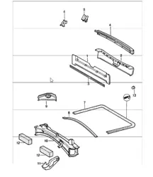 châssis arrière 911 1978-83