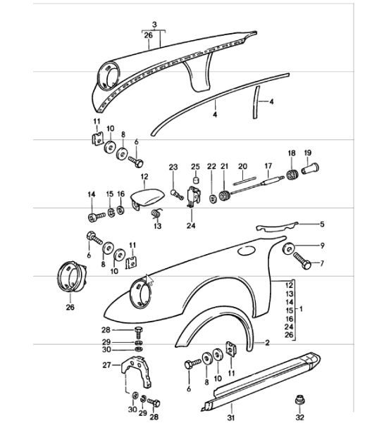 Diagram 801-30 Porsche Taycan 2020>> 