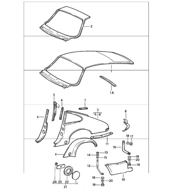 Diagram 801-35 Porsche Cayenne Turbo E-Hybrid Coupe with GT Package V8 4.0 739Hp 