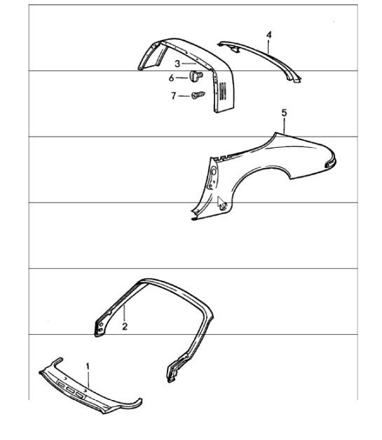 Diagram 801-40 Porsche Cayenne S 4.5L V8 2003>> Body