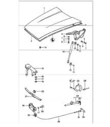 lid front 911 1978-83