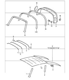 equipamiento interior techo 911 1978-83 equipamiento interior techo 911 1978-83