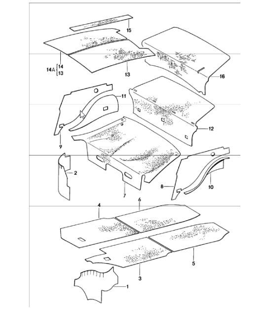 Diagram 807-15 Porsche 911 & 912 (1965-1989) Body