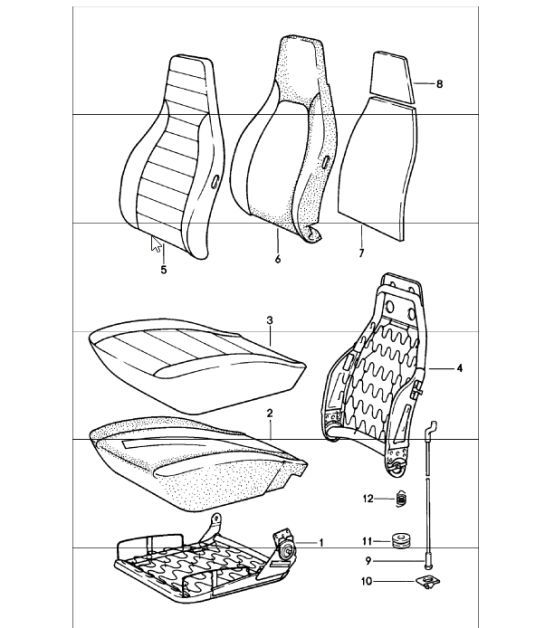 Diagram 808-05 Porsche Cayenne Turbo / Turbo S 4.8L 2007>> Body