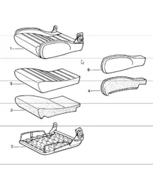 siège sport, coussin de siège, pièces détachées 911 A PARTIR DE 1981