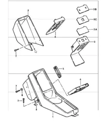 centre console 911 1978-83