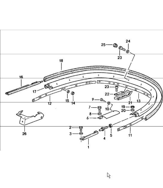 Diagram 811-13 Porsche Cayman S 3.4L 987C 2005-08 Body