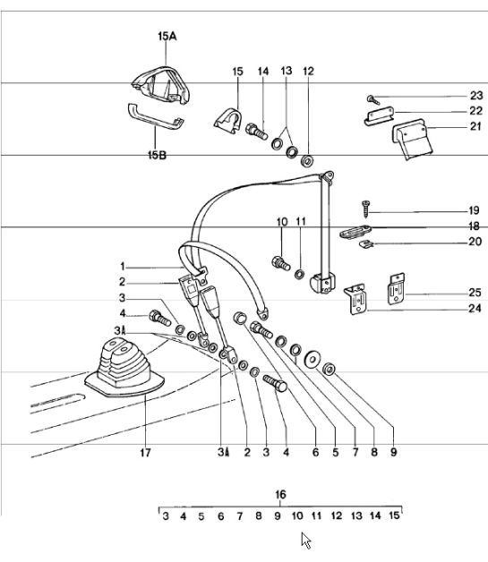Diagram 812-00 Porsche Cayman 2.7L 987C 2006-08 Body