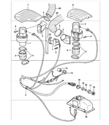 ventilateur supplémentaire 911 TURBO à partir de 1983