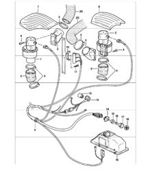ventilateur supplémentaire 911 TURBO à partir de 1983