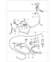 composants électriques pour climatiseur 911 1978-83