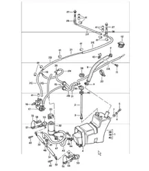 windscreen washer, system headlight washer system 911 1978-79