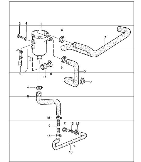 Diagram 104-02 Porsche Cayenne Turbo S E-Hybrid V8 4.0L 550Hp 