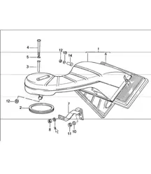 Luftfilter 911 TURBO 930.66/68 1984-86