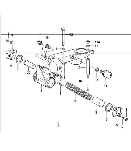 Diagram 107-30 Porsche Cayenne E-Hybrid Coupe V6 3.0L 470Hp 