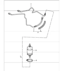 Kraftstoffsystem hinten 911 CARRERA 1984-86