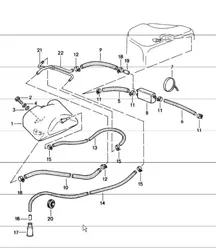 Ventilación depósito 911 1984-86