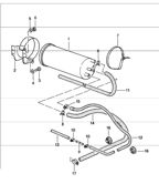Fuel System, Exhaust System 911/912 (1965-1989)