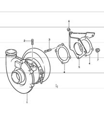 turbocompresor 911 TURBO 1984-86
