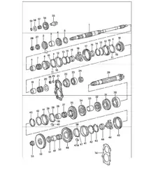 Zahnräder und Wellen 4-Gang 911 1984-86