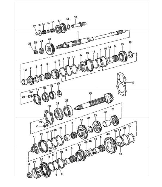 Diagram 303-15 Porsche Cayenne 9YA 2018-2023 
