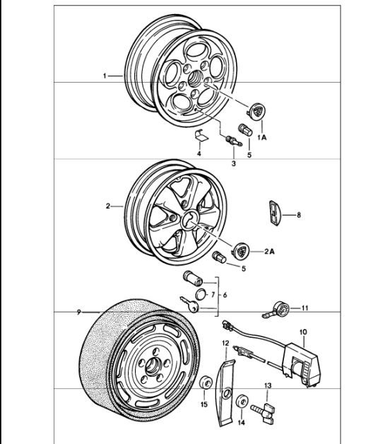 Diagram 601-00 Porsche Panamera 971 MK2 (2021-2023) 