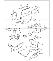 interior equipment front 911 1984-86